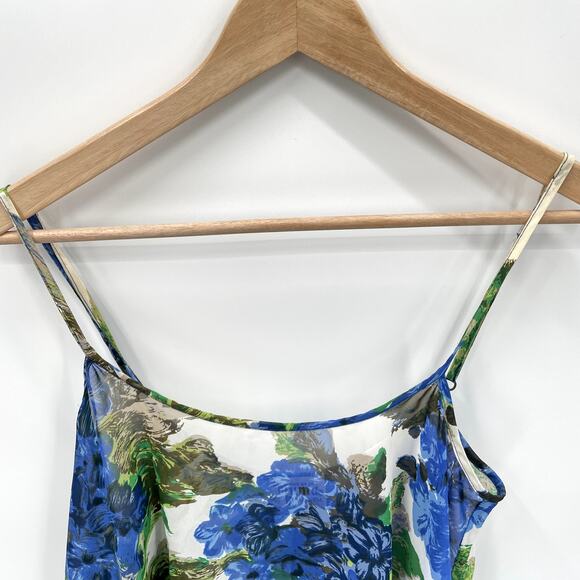 Show Me Your Mumu Blue Floral Sleeveless Swing Tank // S - Picture 2 of 9